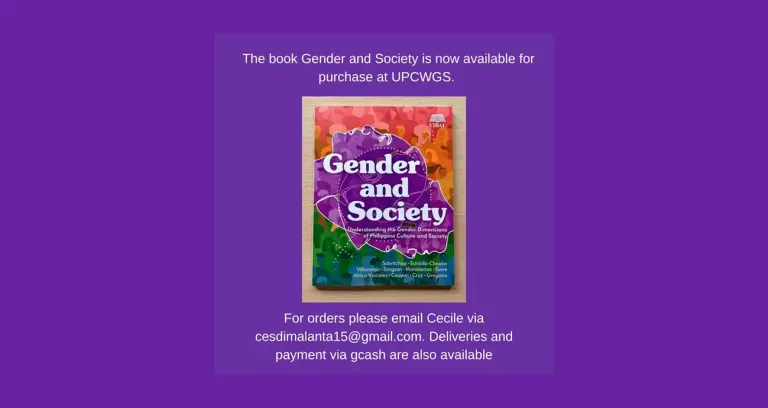 Book Sale: Gender and Society 