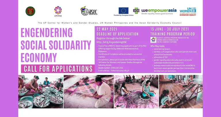 Call for Participants: Engendering Social Solidarity Economy