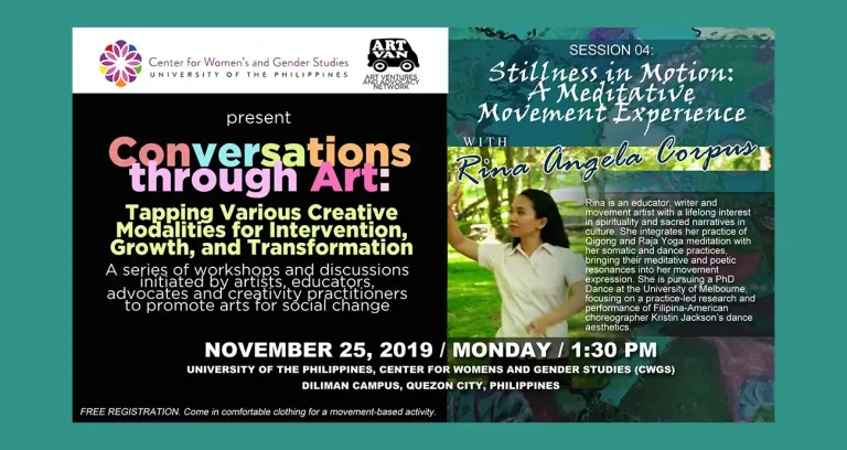 Conversations Through Art with Rina Angela Corpus
