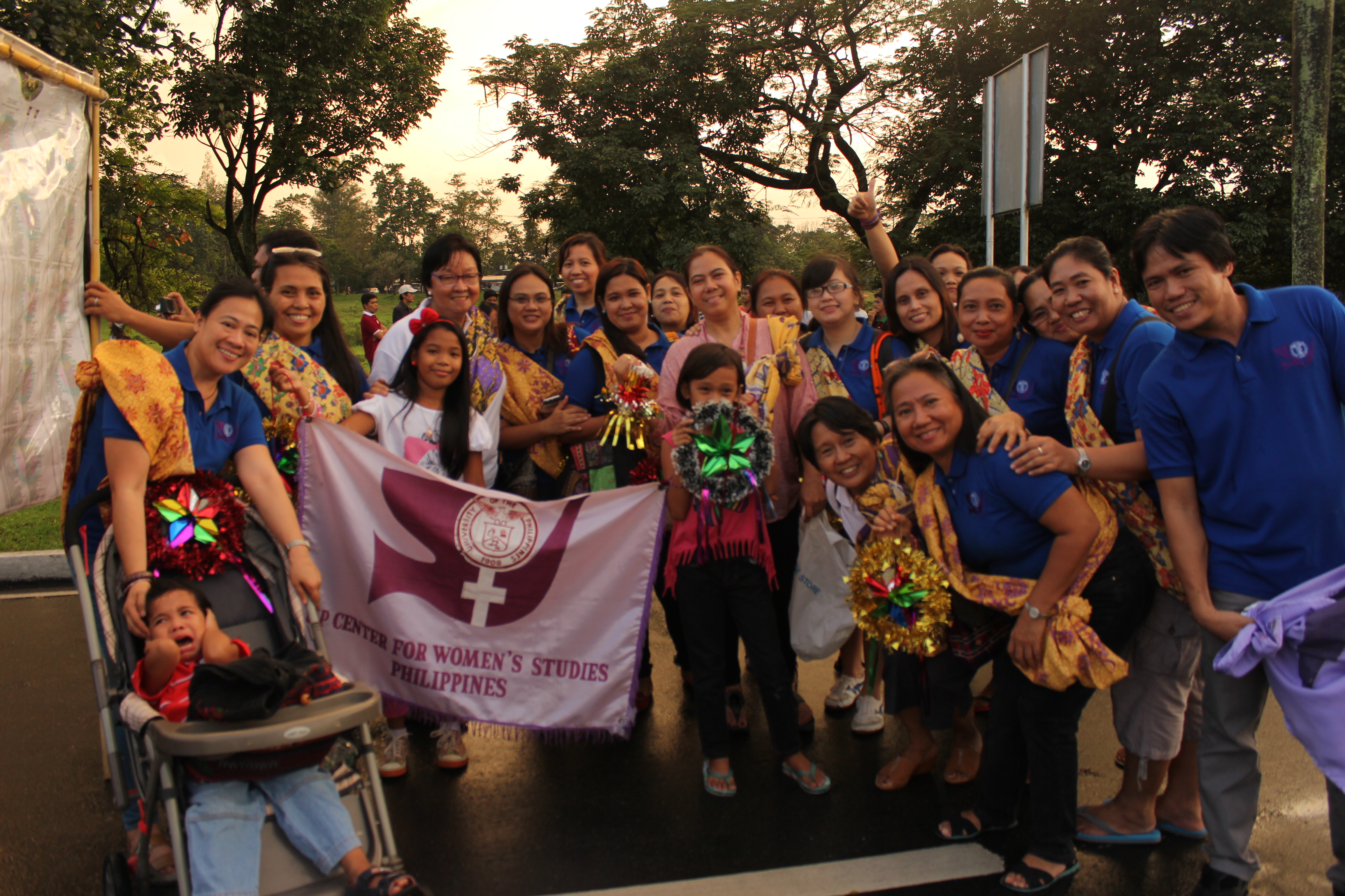 UP CWS, with UP DGO and Gabriela Youth, Join UP Lantern Parade