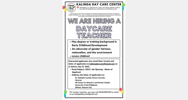 KDCC: Job Opening