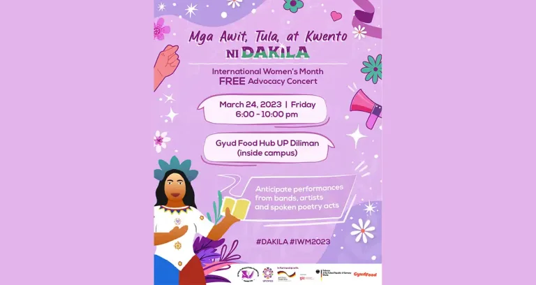 Mga Awit, Tula, at Kwento ni Dakila: An International Women’s Month Advocacy Concert