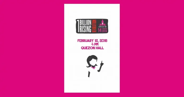 One Billion Rising 2016 sa UP Diliman