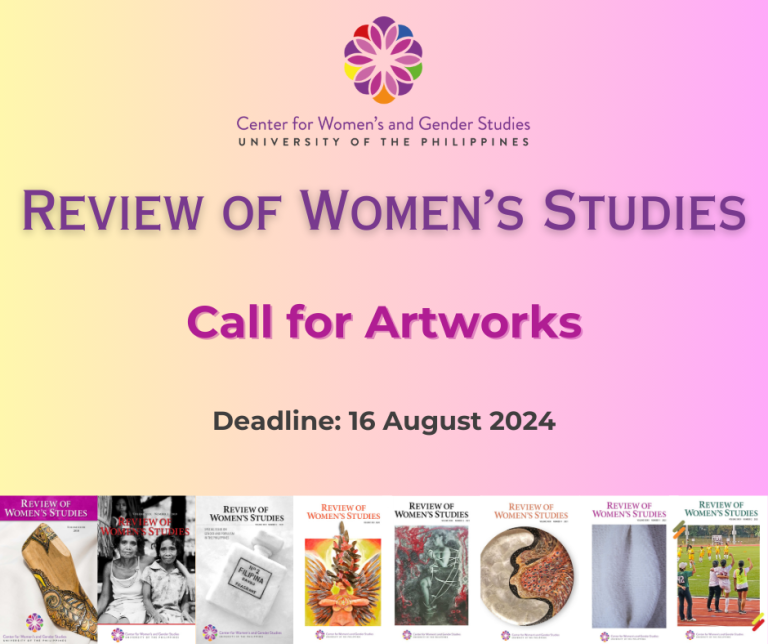 Review of Women’s Studies: Call for Artworks