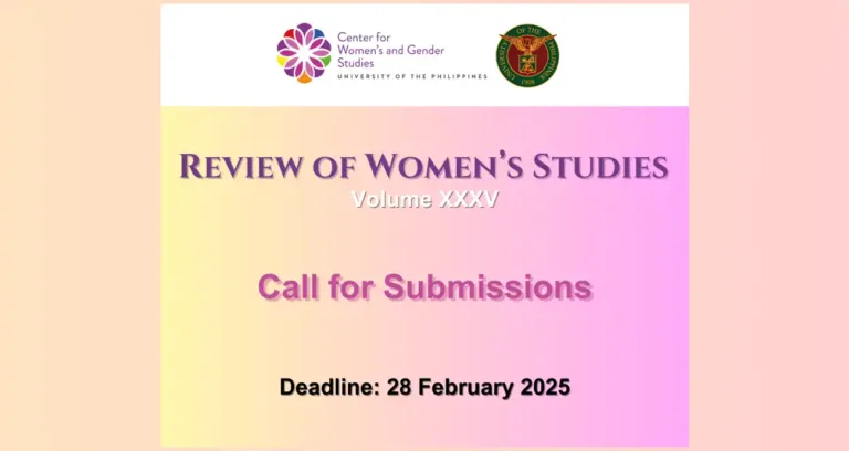 Review of Women’s Studies Volume XXXV: Call for Submissions