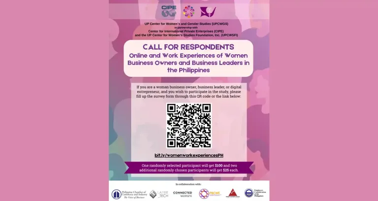 Survey: Online and Work Experiences of Women Business Owners and Business Leaders in the Philippines