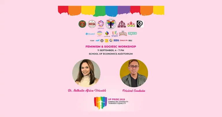 UP Pride 2019: Feminism & SOGIESC Workshop