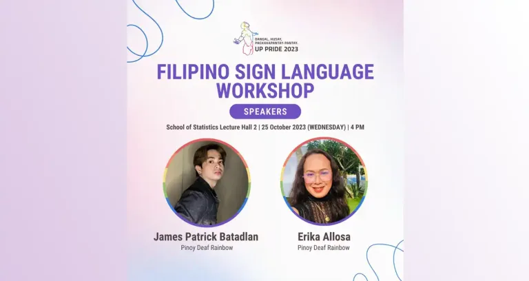 UP Pride: Filipino Sign Language Workshop
