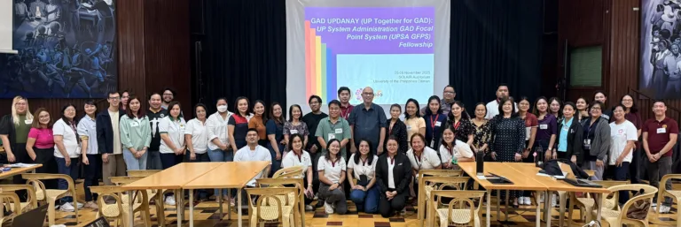 UPCWGS Organizes GAD UPDANAY: UPSA GFPS Conference