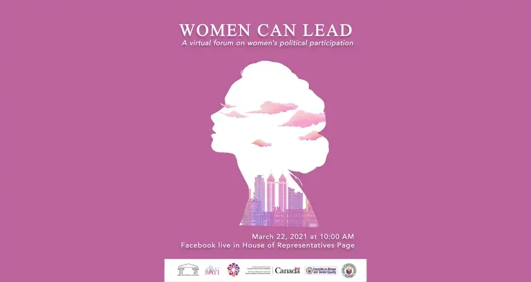 Women Can Lead: A Virtual Forum on Women’s Political Participation