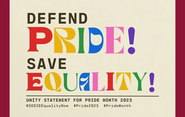 Unity Statement for Pride Month 2023